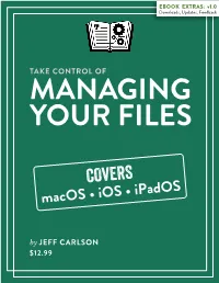 Take Control of Managing Your Files (1.0)