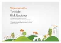 Tayside Risk Register Emergencies Can Happen at Any Time