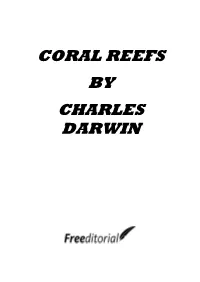 Coral Reefs by Charles Darwin