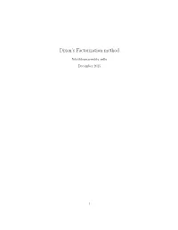 Dixon's Factorization Method