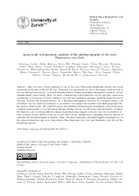 'Large-Scale Mitogenomic Analysis