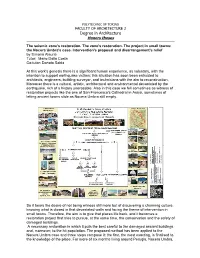 Degree in Architecture Honors Theses