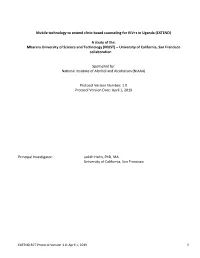 Mbarara University of Science and Technology (MUST) – University of California, San Francisco Collaboration