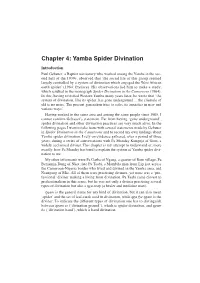 Chapter 4: Yamba Spider Divination