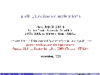 P-Adic L-Functions and Modular Forms