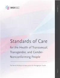 WPATH Standards of Care, Version