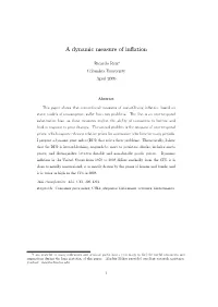 A Dynamic Measure of Inflation