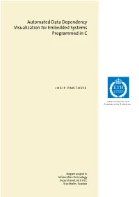 Automated Data Dependency Visualization for Embedded Systems Programmed in C