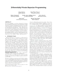 Differentially Private Bayesian Programming