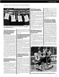2008-09 Season in Review