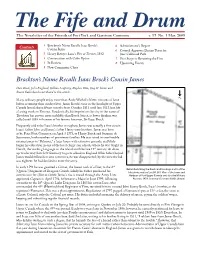 Brockton's Name Recalls Isaac Brock's Cousin James