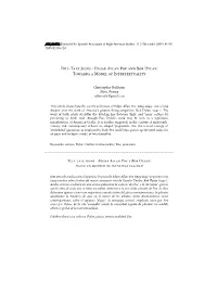 Tell-Tale Signs - Edgar Allan Poe and Bob Dylan: Towards a Model of Intertextuality