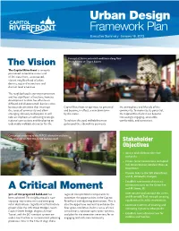 Urban Design Framework Plan Executive Summary January 16, 2013