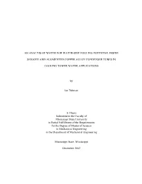 An Analysis of Water for Water-Side Fouling Potential Inside Smooth