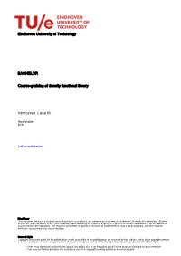 Eindhoven University of Technology BACHELOR Coarse-Graining of Density Functional Theory Verhoeven, Lieke M