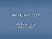 Napa Quarry Project