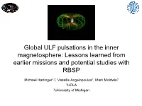 The Effect of the Plasmasphere on ULF Waves: Potential Studies With