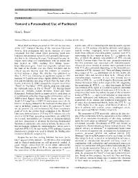 Toward a Personalized Use of Paclitaxel