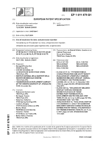 Use of Emulsions for Intra- and Periocular Injection
