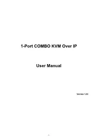 User's Manual