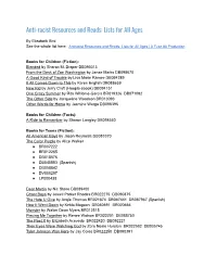 Anti-Racist Resources and Reads: Lists for All Ages