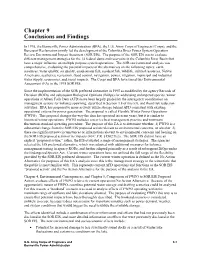 Chapter 9 Conclusions and Findings