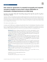 Inter-Observer Agreement of Computed Tomography and Magnetic Resonance Imaging on Gross Tumor Volume Delineation of Intrahepatic Cholangiocarcinoma: an Initial Study