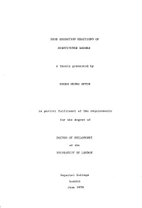 SOME OXIDATION REACTIONS of SUBSTITUTED AMIDES a Thesis