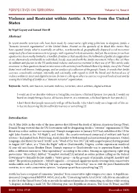 Violence and Restraint Within Antifa: a View from the United States by Nigel Copsey and Samuel Merrill
