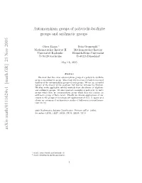 Arxiv:Math/0511624V1