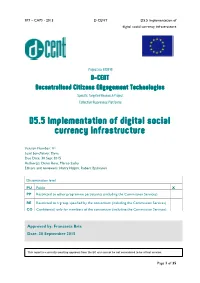 D5.5 Implementation of Digital Social Currency Infrastructure