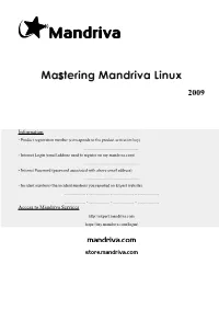 Mastering Mandriva Linux 2009.Pdf