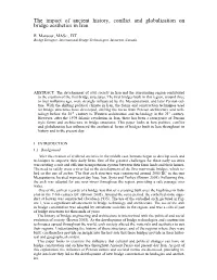 The Impact of Ancient History, Conflict and Globalization on Bridge Aesthetics in Iran