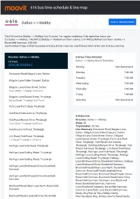 616 Bus Time Schedule & Line Route