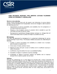 Accessmap Decision Support System For