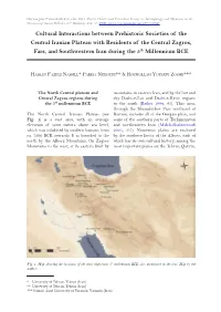 Cultural Interactions Between Prehistoric Societies of the Central