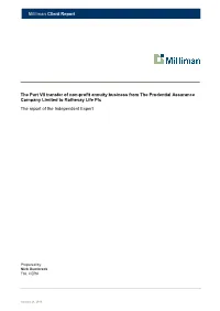 Milliman Client Report the Part VII Transfer of Non-Profit