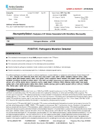 POSITIVE: Pathogenic Mutation Detected