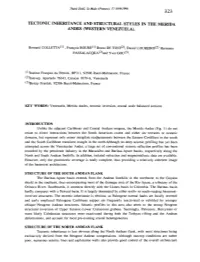 Tetonic Inheritance and Structural Styles in the Merida