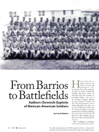 Authors Chronicle Exploits of Mexican-American Soldiers