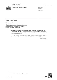 General Assembly Distr.: General 7 June 2021