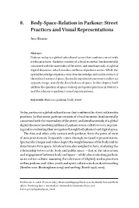 8. Body-Space-Relation in Parkour: Street Practices and Visual Representations