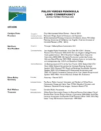 Board Member Profiles 2021