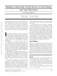 Building a Practically Useful Theory of Goal Setting and Task Motivation a 35-Year Odyssey
