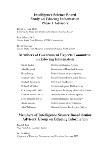 Educing Information, Interrogation: Science and Art, Which Has Four Chapters Devoted to an Overview and Analysis of U.S
