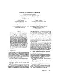 Massively Parallel Artificial Intelligence