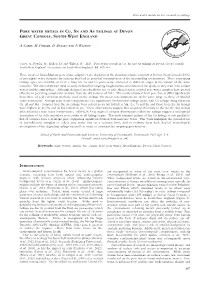 Pore Water Metals in Cu, Sn and As Tailings at Devon Great Consols, South-West England