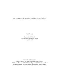 The British Monarchy: Symbolism and Salience in Times of Crisis Danielle