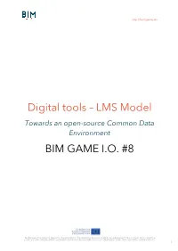 Digital Tools – LMS Model BIM GAME I.O. #8