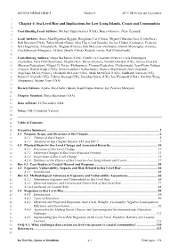 Sea Level Rise and Implications for Low Lying Islands, Coasts And